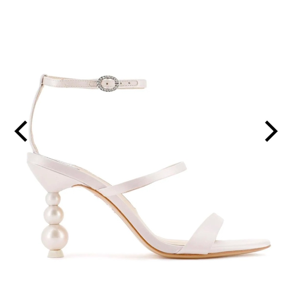Sophia Webster White Strappy Heels